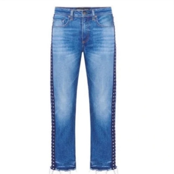 Veronica Beard Ines Rhinestone Jean Size 24 - Picture 11 of 11